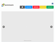 Tablet Screenshot of grupomaspc.com